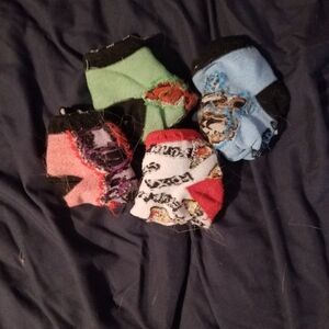 Green and Blue Casual Socks Accessories